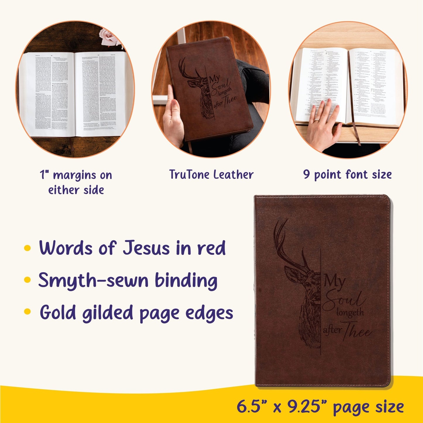 Personalized ESV Bible: Create Your Own Custom Engraved Design with a Designer, Wide - Margin, Reference, Red Letter, English Standard Version - Religious Books - Aylev