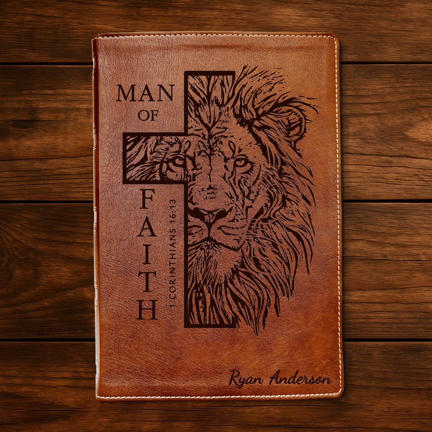 Personalized Bible for Men, NKJV Wide - Margin Bible, Customized Bible for Men Name Engraved, New King James Version, Bibles for men, bible gifts for men - Religious Books - Aylev