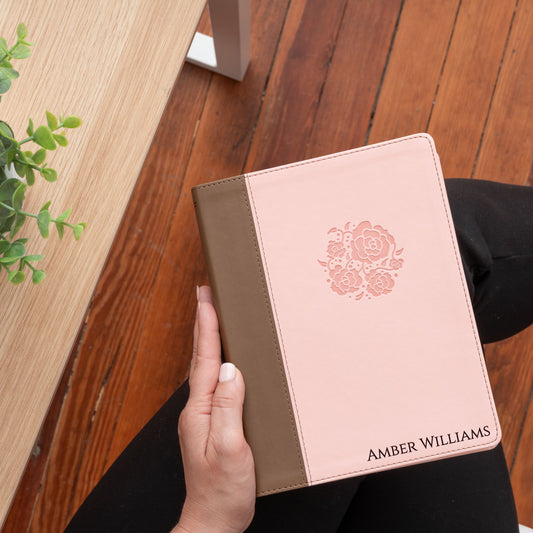 Personalized Women's NIV Bible with name Engraved, NIV Journaling Bible, Custom Bible Engraved Name, New International Version, Baptism Gift