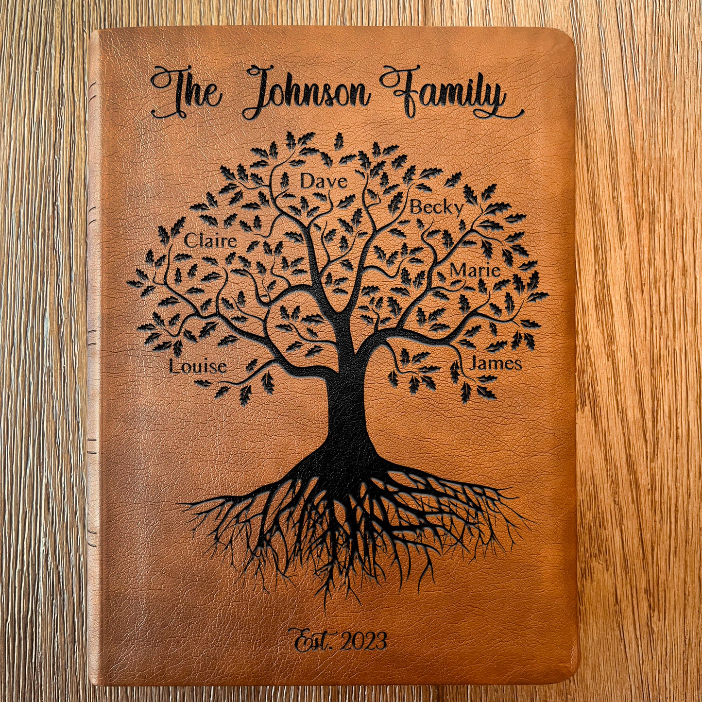 Personalized Family Bible | Custom NASB Family Tree Wide Margin Bible | Engraved Bible for Wedding Bible Christian Gifts NASB Family Bible - Aylev