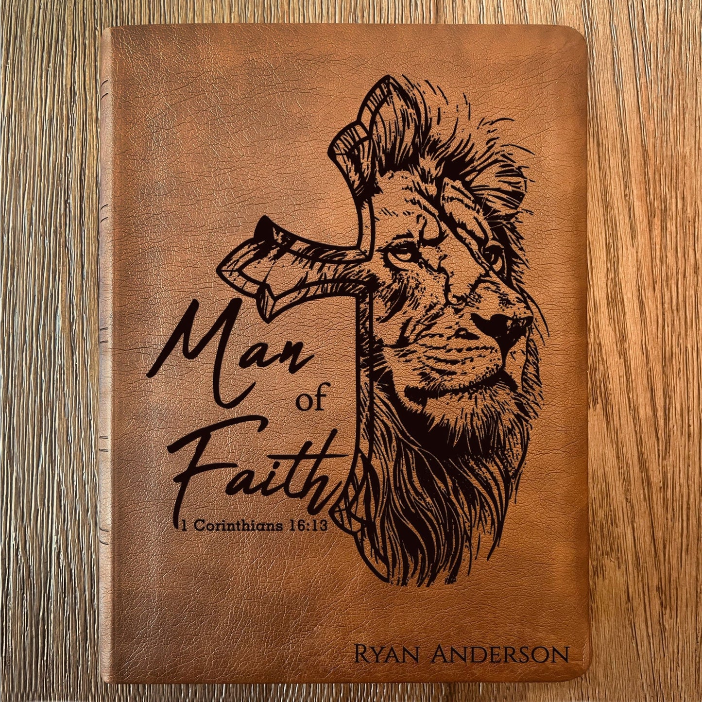 Personalized Bible for Men, NASB Wide Margin, Custom Bible for Men Name Engraved, New American Standard, Bibles for men, Bible gifts for men - Religious Books - Aylev