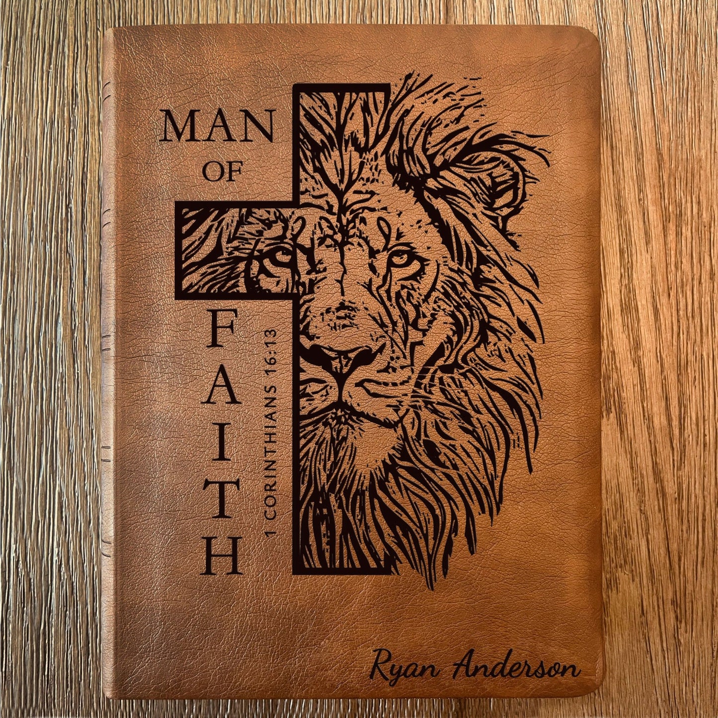 Personalized Bible for Men, NASB Wide Margin, Custom Bible for Men Name Engraved, New American Standard, Bibles for men, Bible gifts for men - Religious Books - Aylev