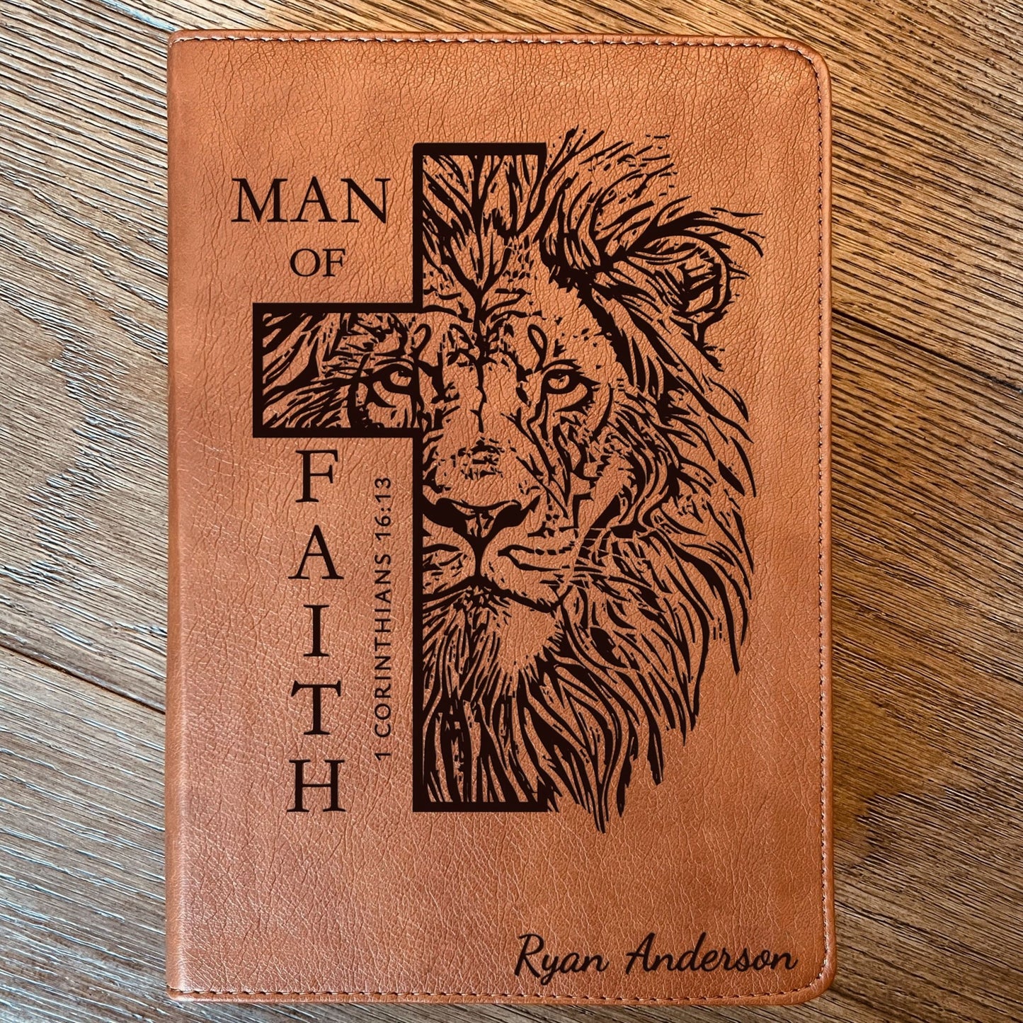 Personalized Bible for Men, Custom ESV RVR Bible, Bilingual English Spanish Bible, Name Engraved, Christian Gift, Gift for Him Bible for Men - Religious Books - Aylev
