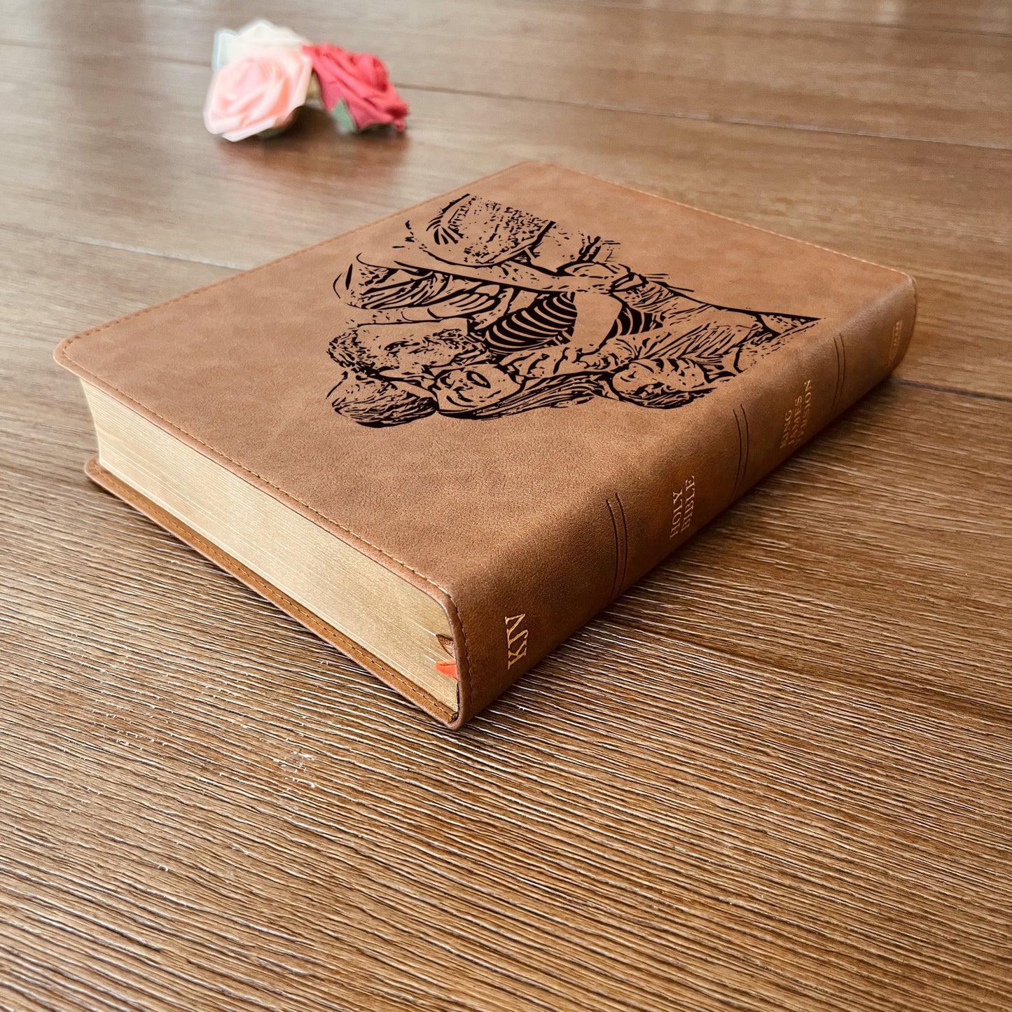 Personalized KJV Bible, Wide Margin, Your Photo Engraved, King James Version, Custom Engraved Bible, Christian Gifts, Baptism Gifts