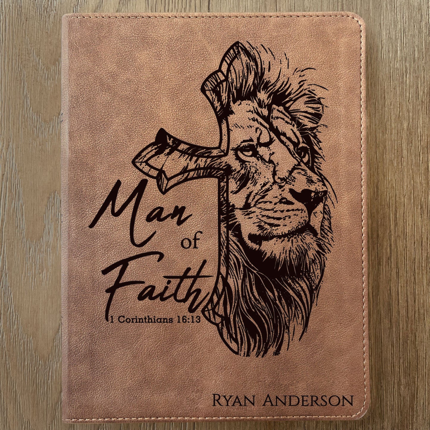 Personalized Bible for Men, KJV Wide-Margin, Customized Bible for Men Name Engraved, King James Version, Bibles for men, Bible gifts for men