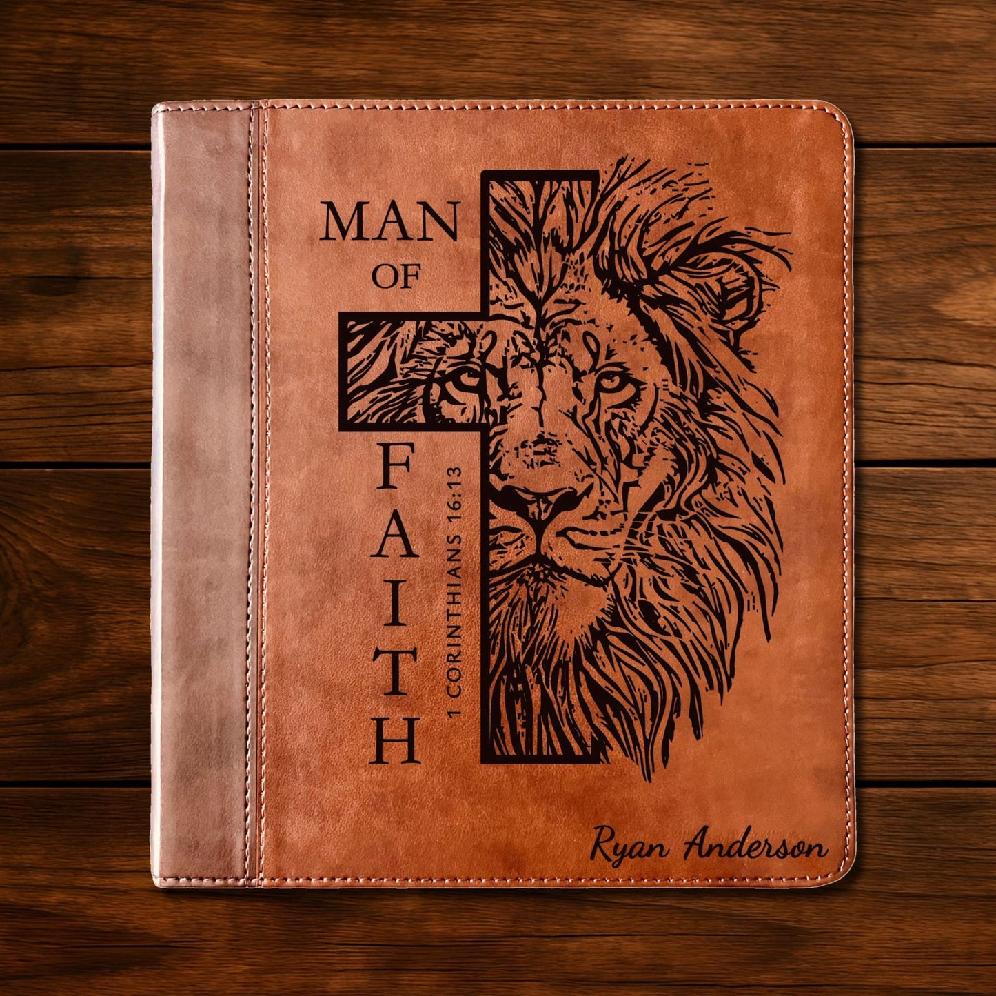 Personalized Bible for Men, ESV Journaling Study Bible, Custom Bible Name Engraved, English Standard Version, Bible for men, Bible gifts for men - Religious Books - Aylev