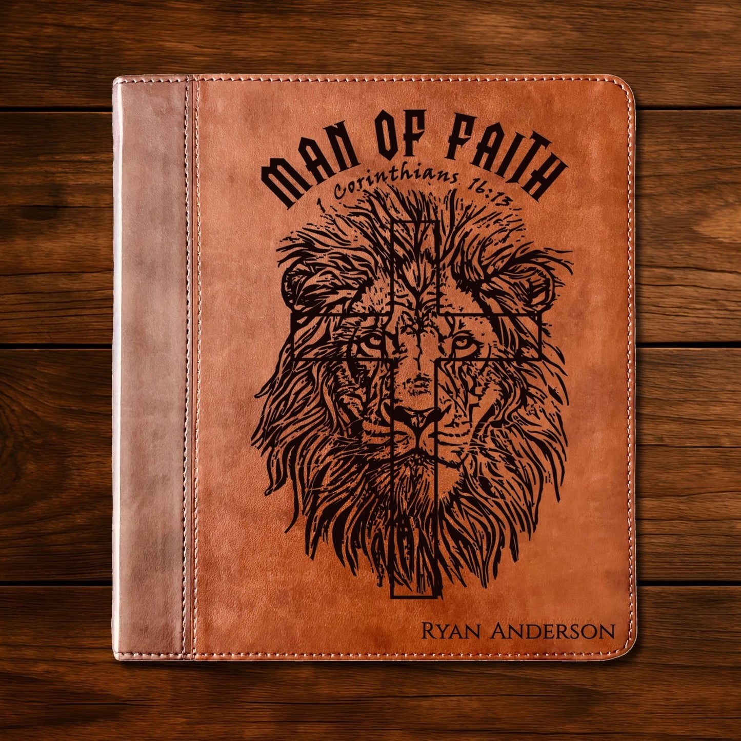 Personalized Bible for Men, ESV Journaling Study Bible, Custom Bible Name Engraved, English Standard Version, Bible for men, Bible gifts for men - Religious Books - Aylev