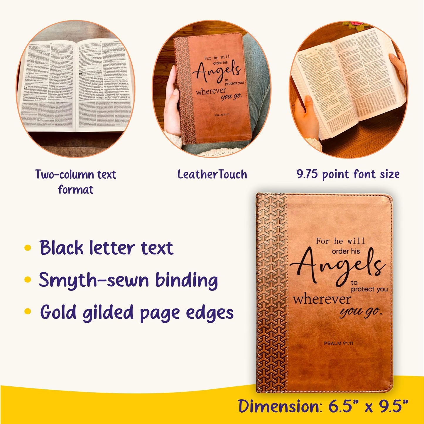 Personalized KJV Study Bible: Create Your Own Custom Engraved Design with a Designer, Everyday Study Bible, Christian Gifts, Baptism Gifts - Religious Books - Aylev