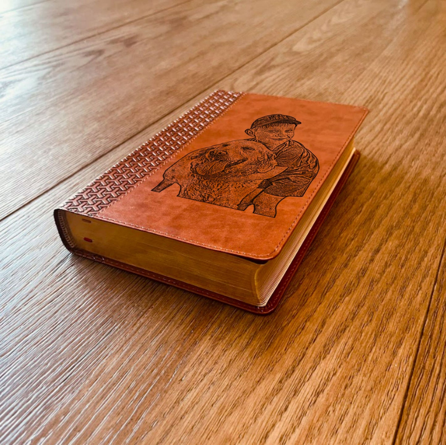 Personalized KJV Everyday Study Bible, Your Photo Engraved, King James Version, Custom Engraved Bible, Christian Gift, Baptism Gift