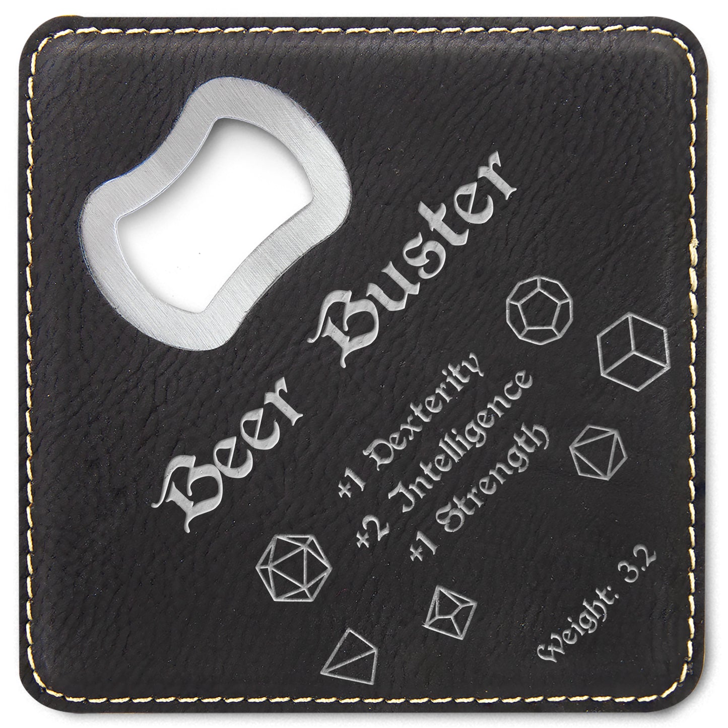 Dungeons and Dragons Beer Buster DnD Coaster Bottle Opener | DnD Gift for Men | Dungeon Master Gift | DnD Stuff | D&D Gifts - Aylev