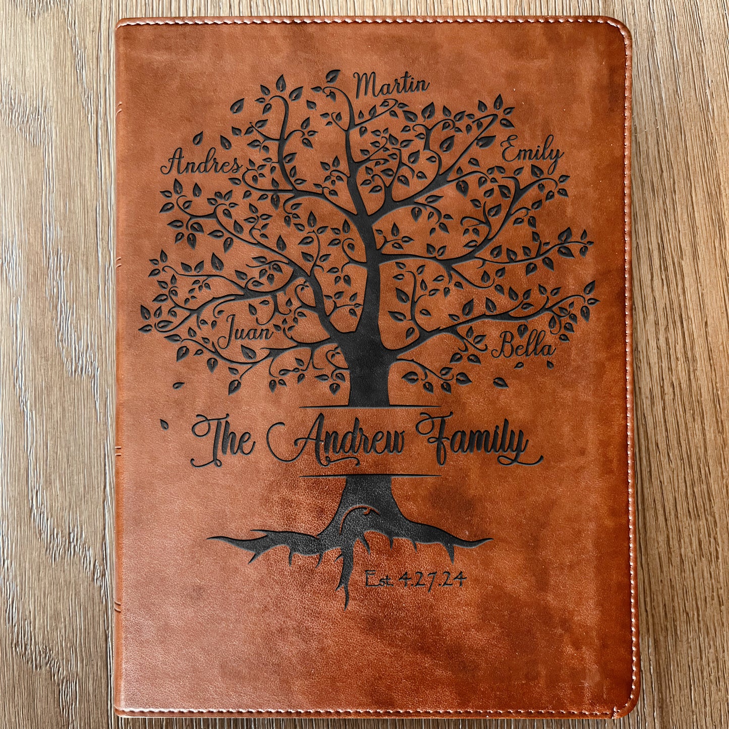 Personalized Family Bible | Custom ESV Family Bible | Engraved Family Bible Wedding Bible Christian Gifts Family Tree Bible for Wedding - Aylev