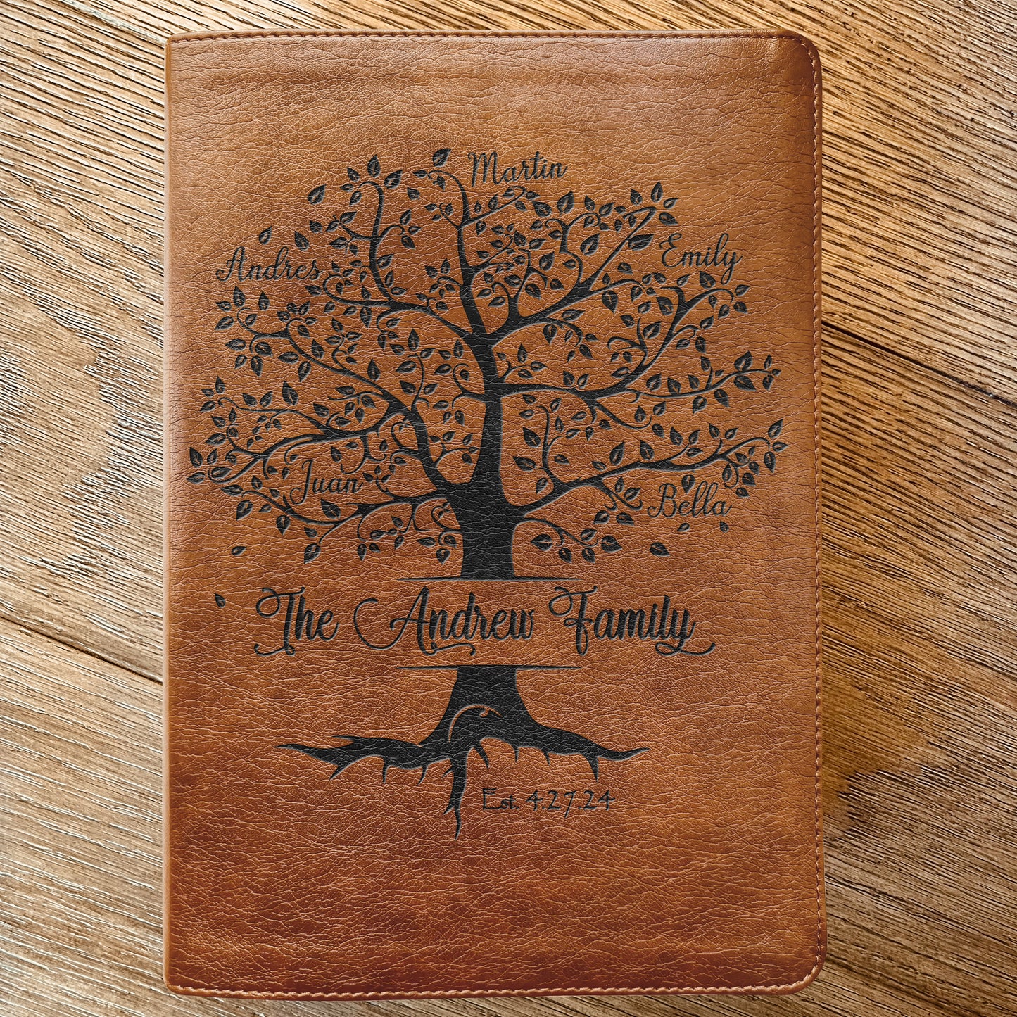 Personalized Family Bible, Custom NLT Family Tree Reference Bible, Engraved Bible, Wedding Bible, Christian Gifts, Family Bible for Wedding - Aylev