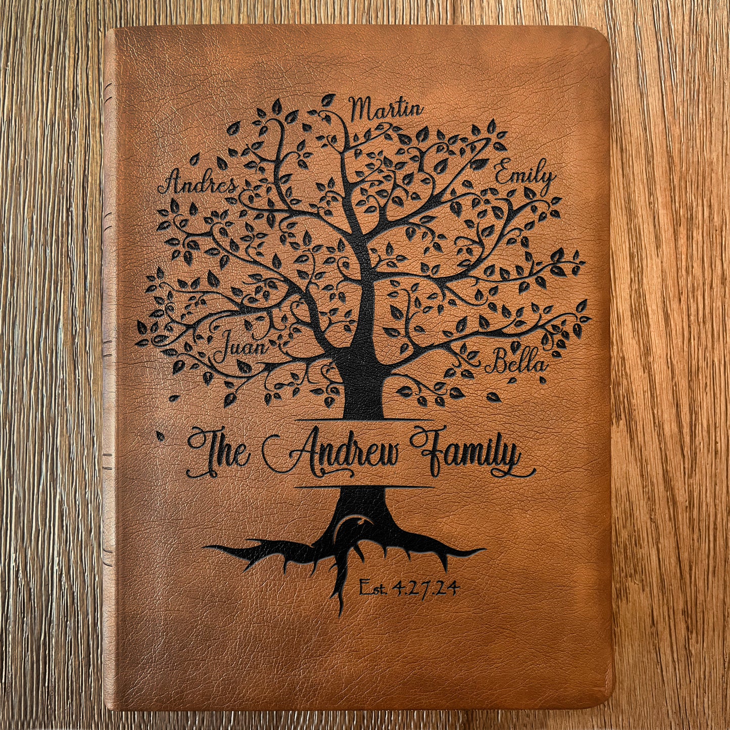 Personalized Family Bible | Custom NASB Family Tree Wide Margin Bible | Engraved Bible for Wedding Bible Christian Gifts NASB Family Bible - Aylev