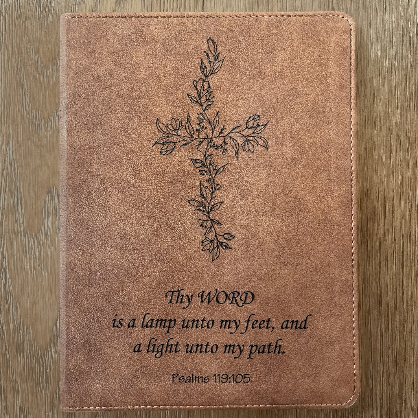 Personalized KJV Bible: Create Your Own Custom Engraved Design with a Designer, Large Print Red Letter Wide-Margin King James Holy Bible - Aylev