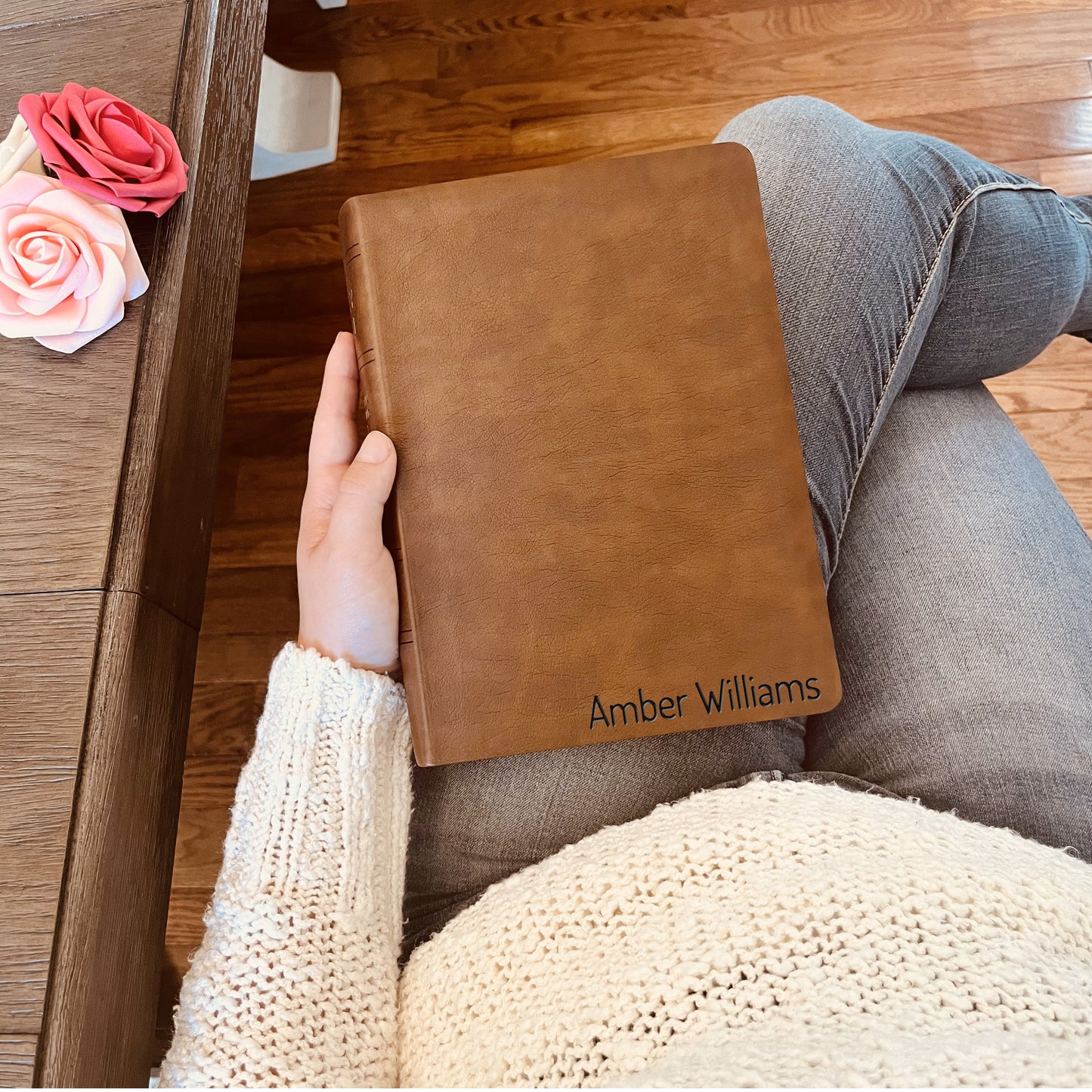 Personalized NASB Bible with name Engraved, NASB Wide Margin Bible, Custom Bible Engraved Name, New American Standard Bible Christian Gifts