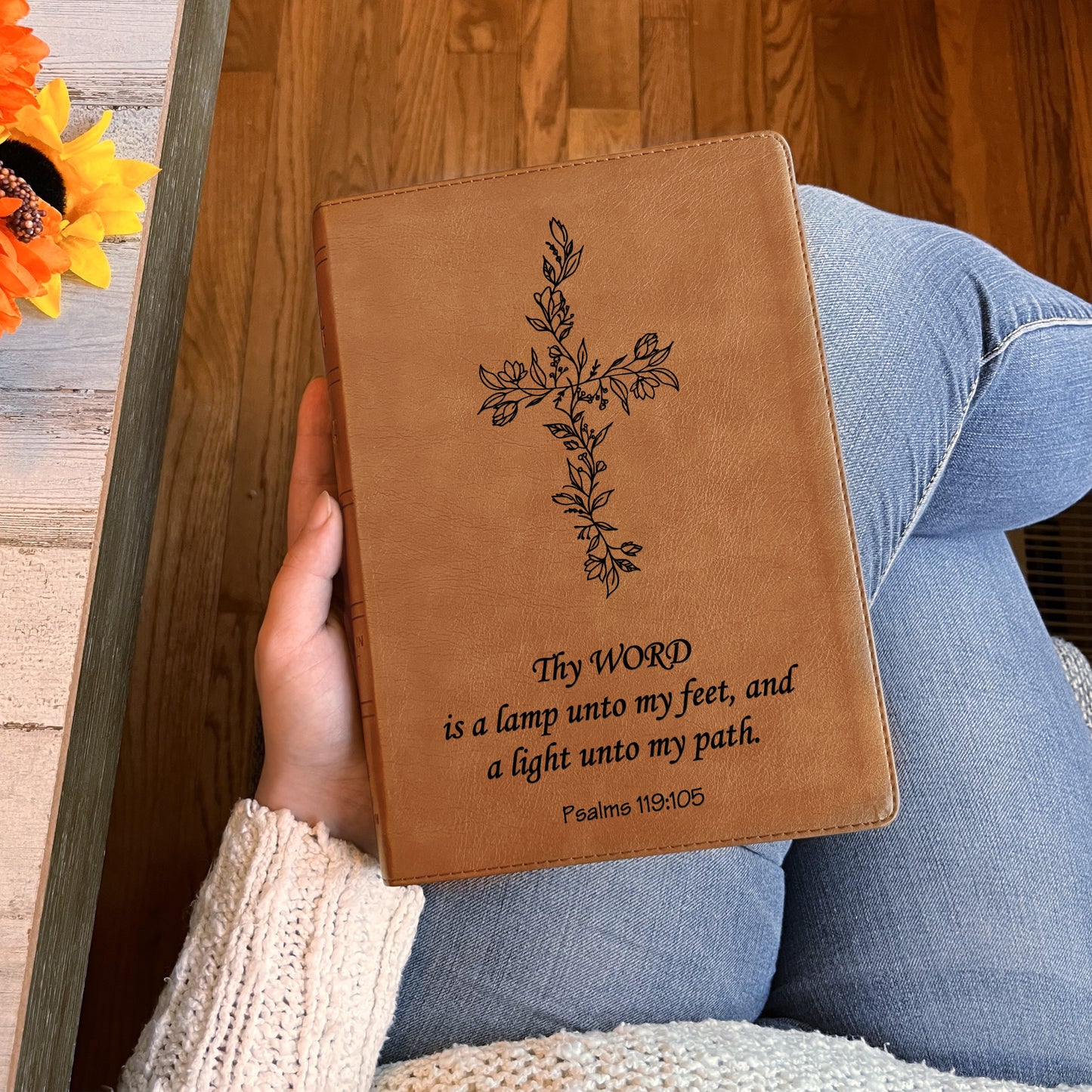 Personalized NASB 1995 Bible: Create Your Own Custom Engraved Design with a Designer, Large Print Reference New American Standard Holy Bible