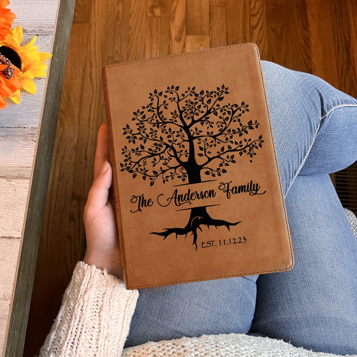 Personalized NASB 1995 Family Bible, NASB 1995 Reference Family Tree Bible, Family Records Pages, Wedding & Anniversary Gift Christian Gifts