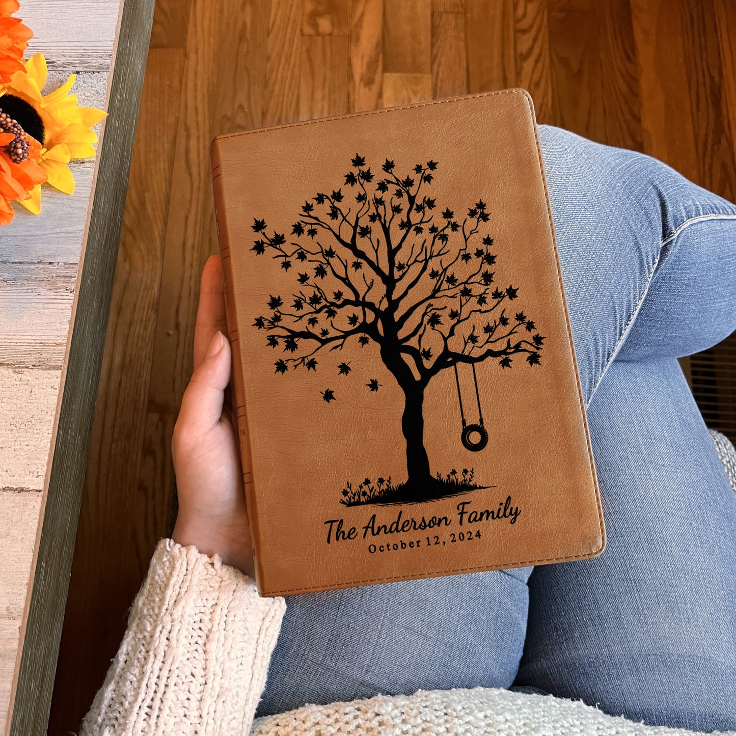 Personalized NASB 1995 Family Bible, NASB 1995 Reference Family Tree Bible, Family Records Pages, Wedding & Anniversary Gift Christian Gifts