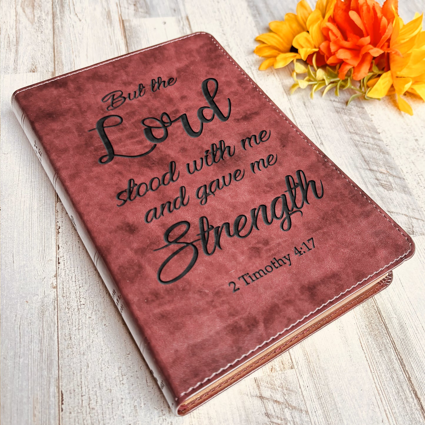 Custom ESV Bible | ESV Large Print Bible Thinline | Custom Engraved Bible English Standard Version | Christian Gifts Baptism Gifts - Aylev