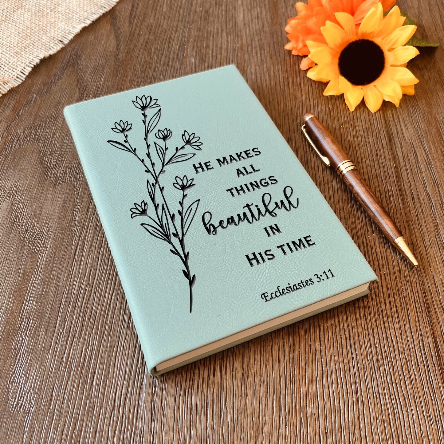 Custom Prayer Journal, Bible Study Journal, Daily Prayer Bible Journal, Prayer Journal for Women men, Bible Accessories Bible Study Supplies - Aylev