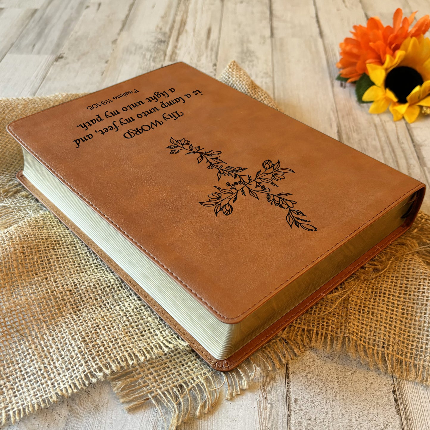 Personalized NASB 1995 Bible: Create Your Own Custom Engraved Design with a Designer, Large Print Reference New American Standard Holy Bible