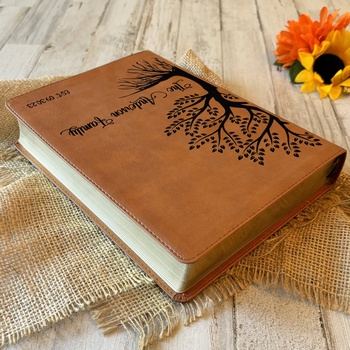 Personalized NASB 1995 Family Bible, NASB 1995 Reference Family Tree Bible, Family Records Pages, Wedding & Anniversary Gift Christian Gifts