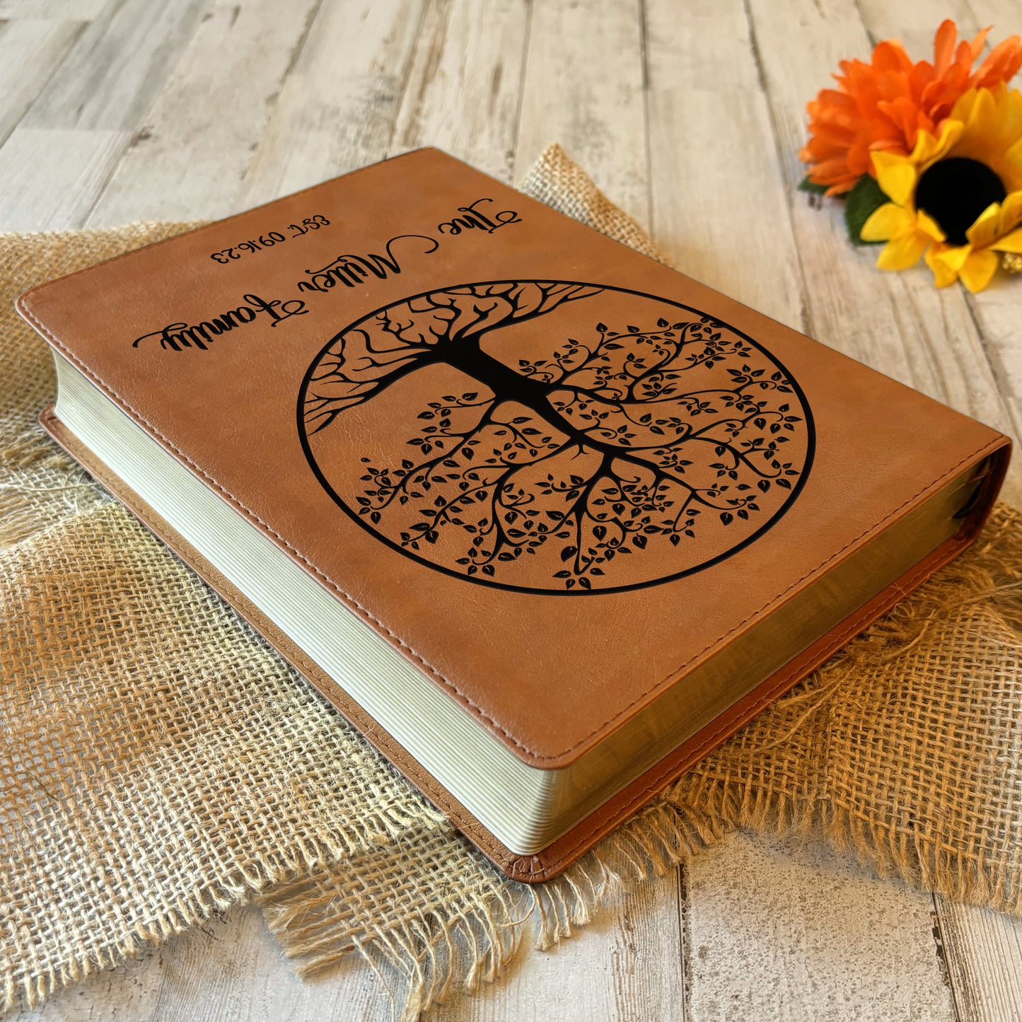 Personalized NASB 1995 Family Bible, NASB 1995 Reference Family Tree Bible, Family Records Pages, Wedding & Anniversary Gift Christian Gifts