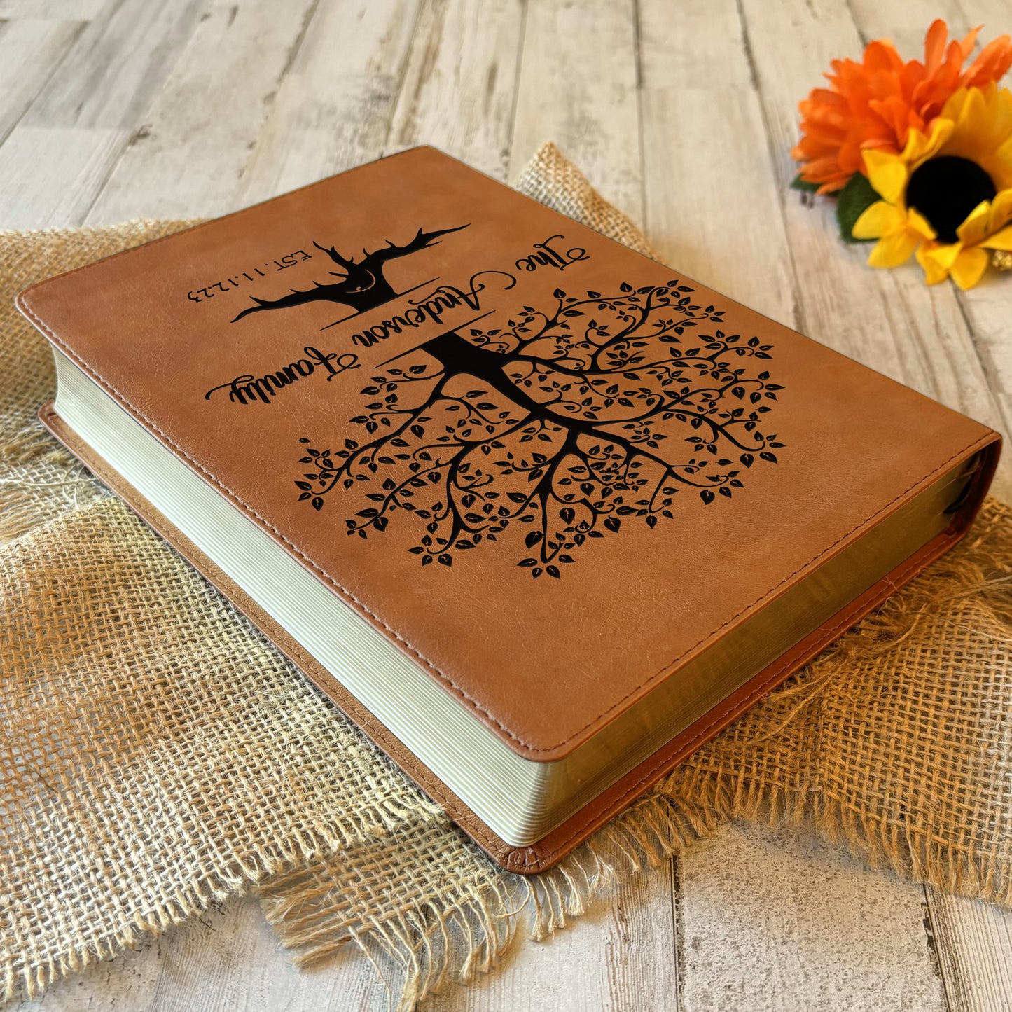 Personalized NASB 1995 Family Bible, NASB 1995 Reference Family Tree Bible, Family Records Pages, Wedding & Anniversary Gift Christian Gifts