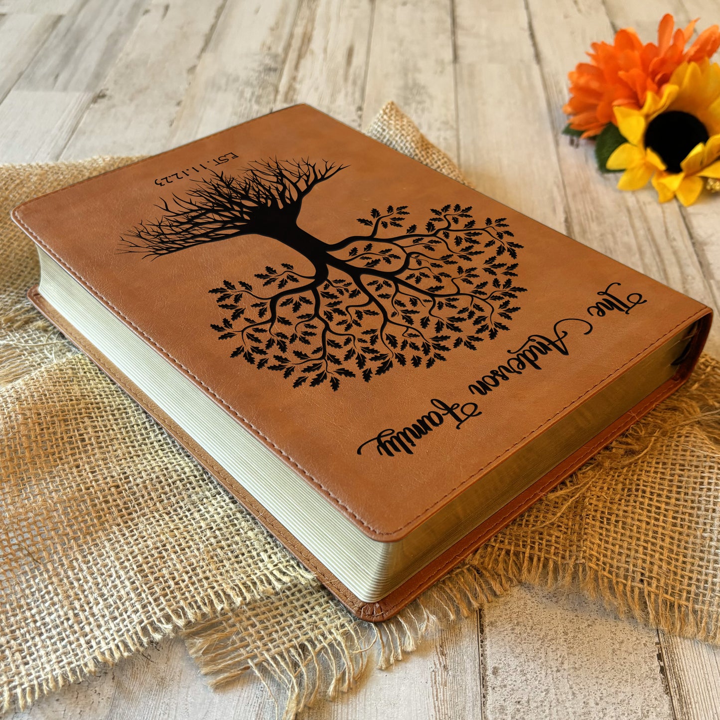 Personalized NASB 1995 Family Bible, NASB 1995 Reference Family Tree Bible, Family Records Pages, Wedding & Anniversary Gift Christian Gifts