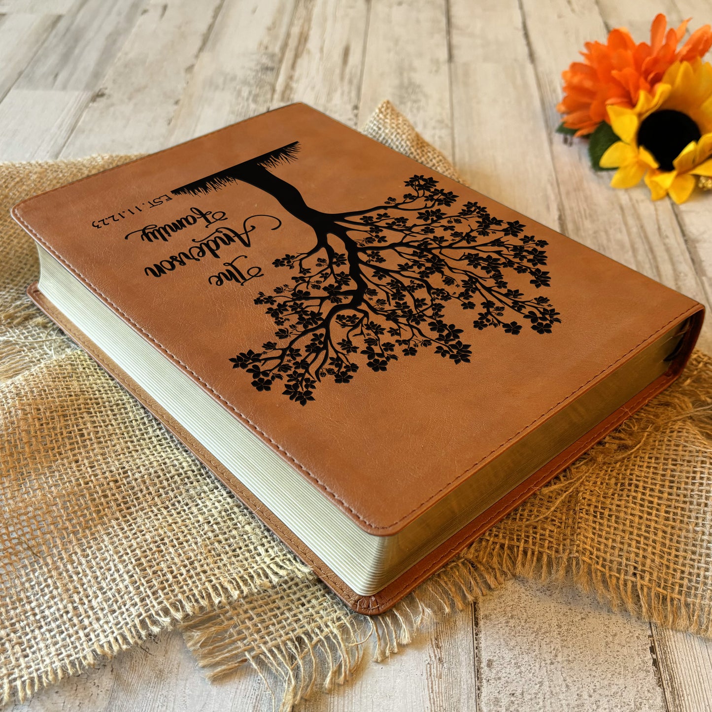 Personalized NASB 1995 Family Bible, NASB 1995 Reference Family Tree Bible, Family Records Pages, Wedding & Anniversary Gift Christian Gifts
