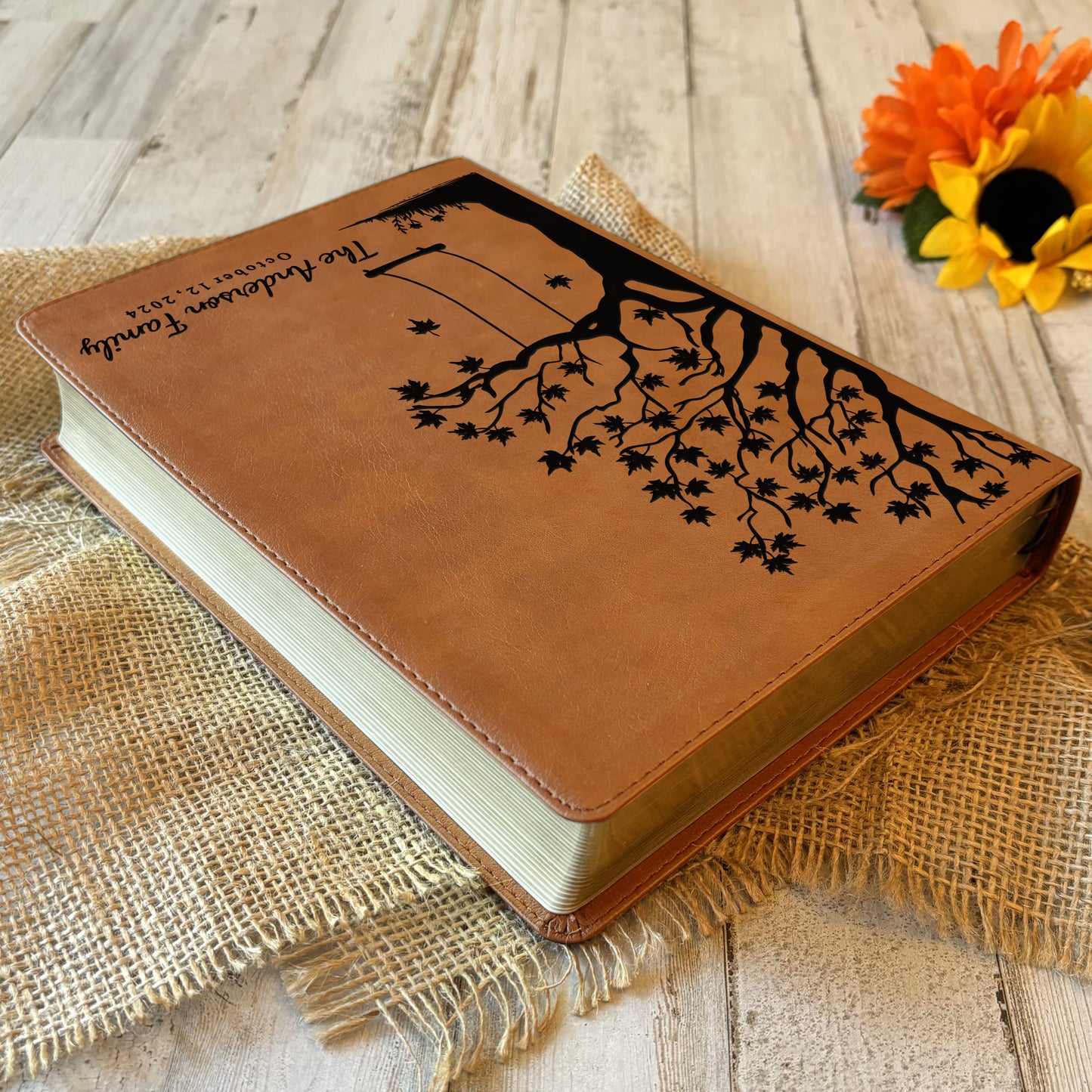 Personalized NASB 1995 Family Bible, NASB 1995 Reference Family Tree Bible, Family Records Pages, Wedding & Anniversary Gift Christian Gifts