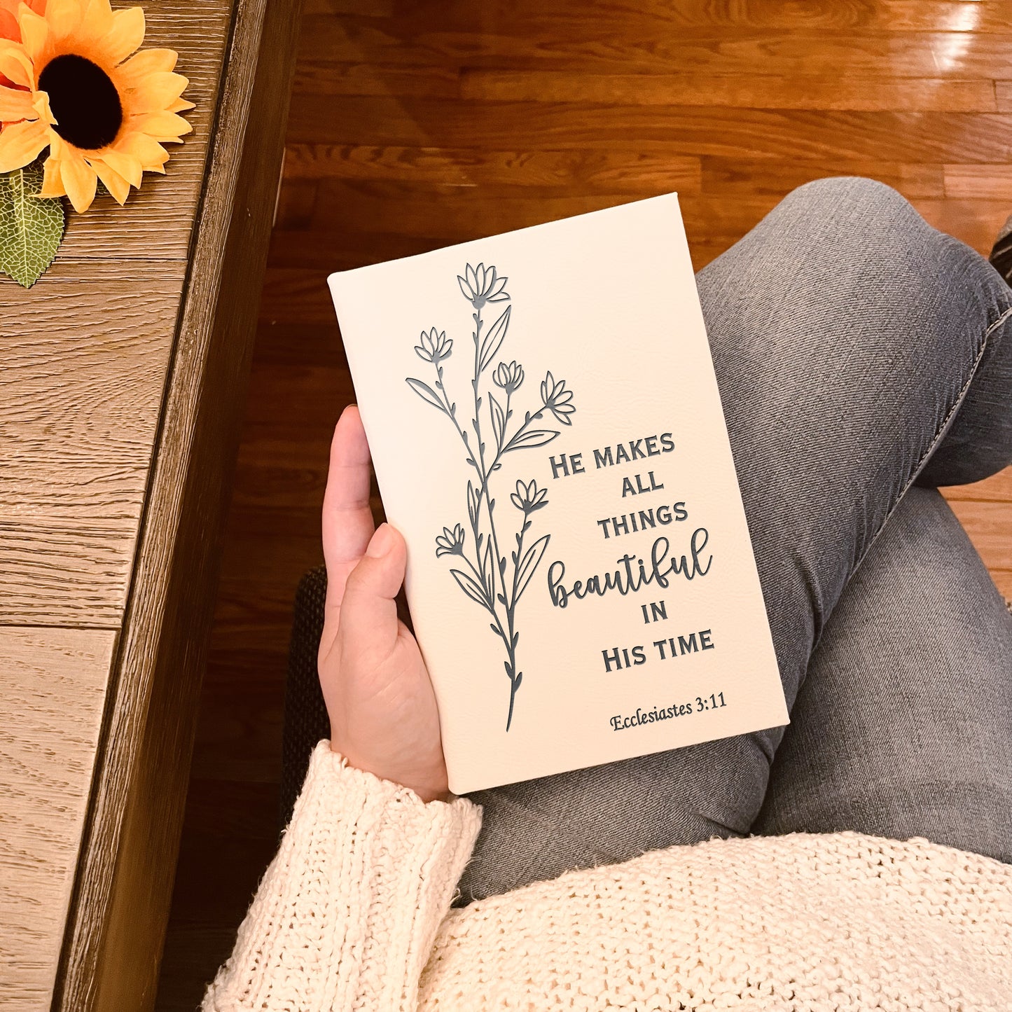 Custom Prayer Journal, Bible Study Journal, Daily Prayer Bible Journal, Prayer Journal for Women men, Bible Accessories Bible Study Supplies - Aylev