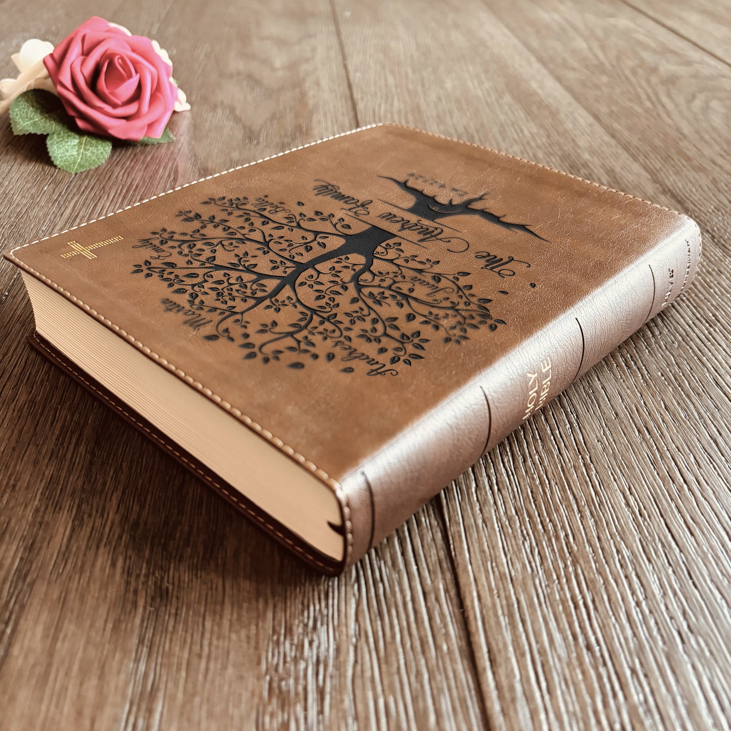 Personalized Family Bible, Custom NIV Family Tree Journaling Bible, Engraved Bible, Wedding Bible, Anniversary Gifts Family Bible for Wedding - Aylev