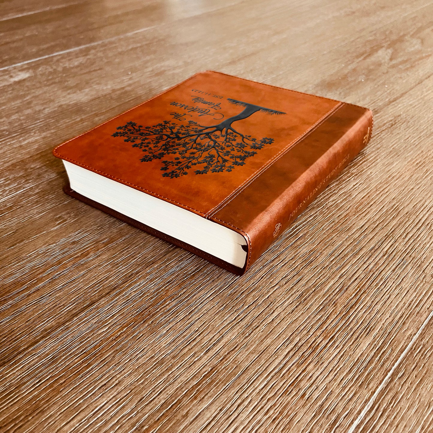 Personalized Family Bible | Custom ESV Family Tree Study Bible | Engraved Bible Wedding Bible Christian Gifts Family Bible for Wedding - Aylev