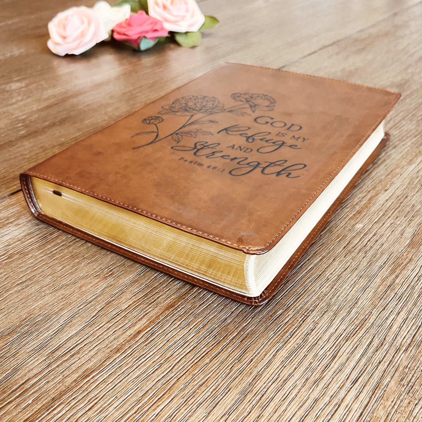 Personalized ESV Bible: Create Your Own Custom Engraved Design with a Designer, Wide-Margin Reference Red Letter English Standard Holy Bible - Aylev