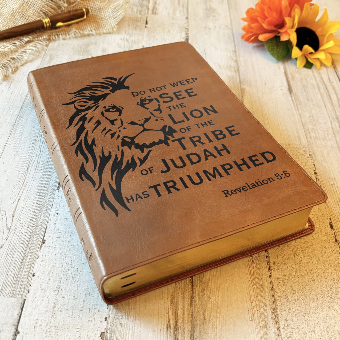 Personalized NASB 1995 Bible: Create Your Own Custom Engraved Design with a Designer, Large Print Reference New American Standard Holy Bible