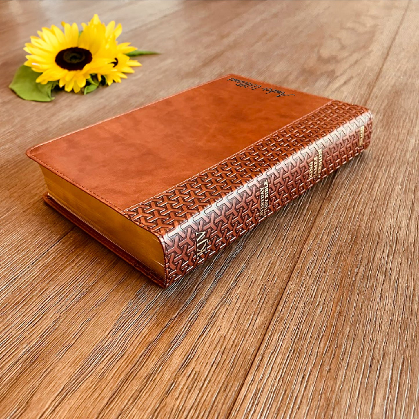 Personalized KJV Bible with Name Engraved, Custom KJV Study Bible, Custom Bible Engraved Name, King James Version Baptism Gifts Christian Gifts