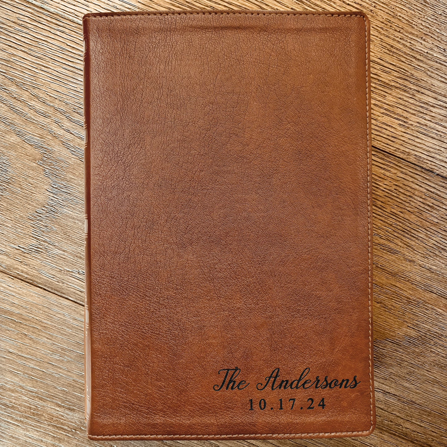 Personalized Family Bible, Custom Engraved NKJV Wide-Margin Family Bible, Wedding Gifts, Anniversary Gifts, Family Bible for Weddings