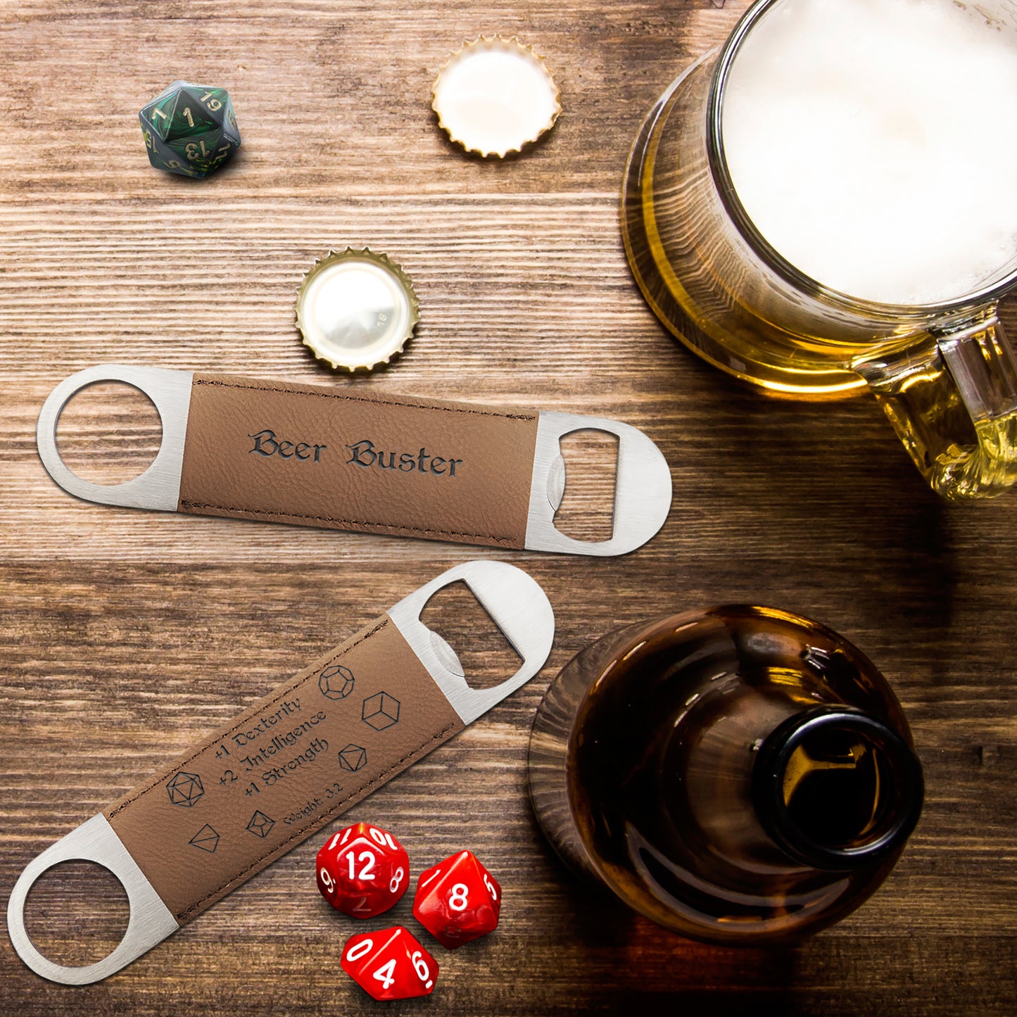 Dungeons and Dragons Beer Buster Bottle Opener | DnD Gifts Men | DnD Accessories | Dungeon Master Gifts | DnD Stuff | D&D Gifts - Aylev