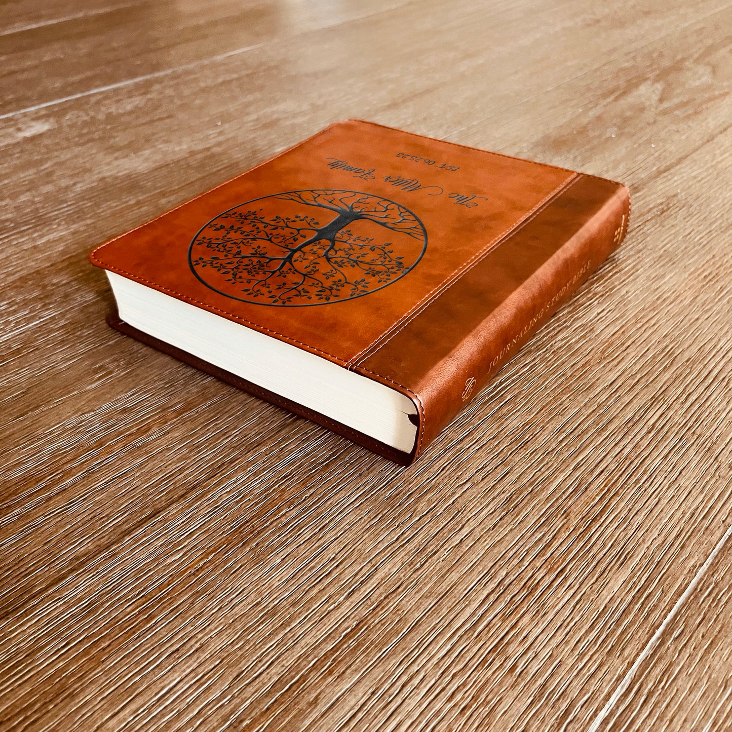 Personalized Family Bible | Custom ESV Family Tree Study Bible | Engraved Bible Wedding Bible Christian Gifts Family Bible for Wedding - Aylev