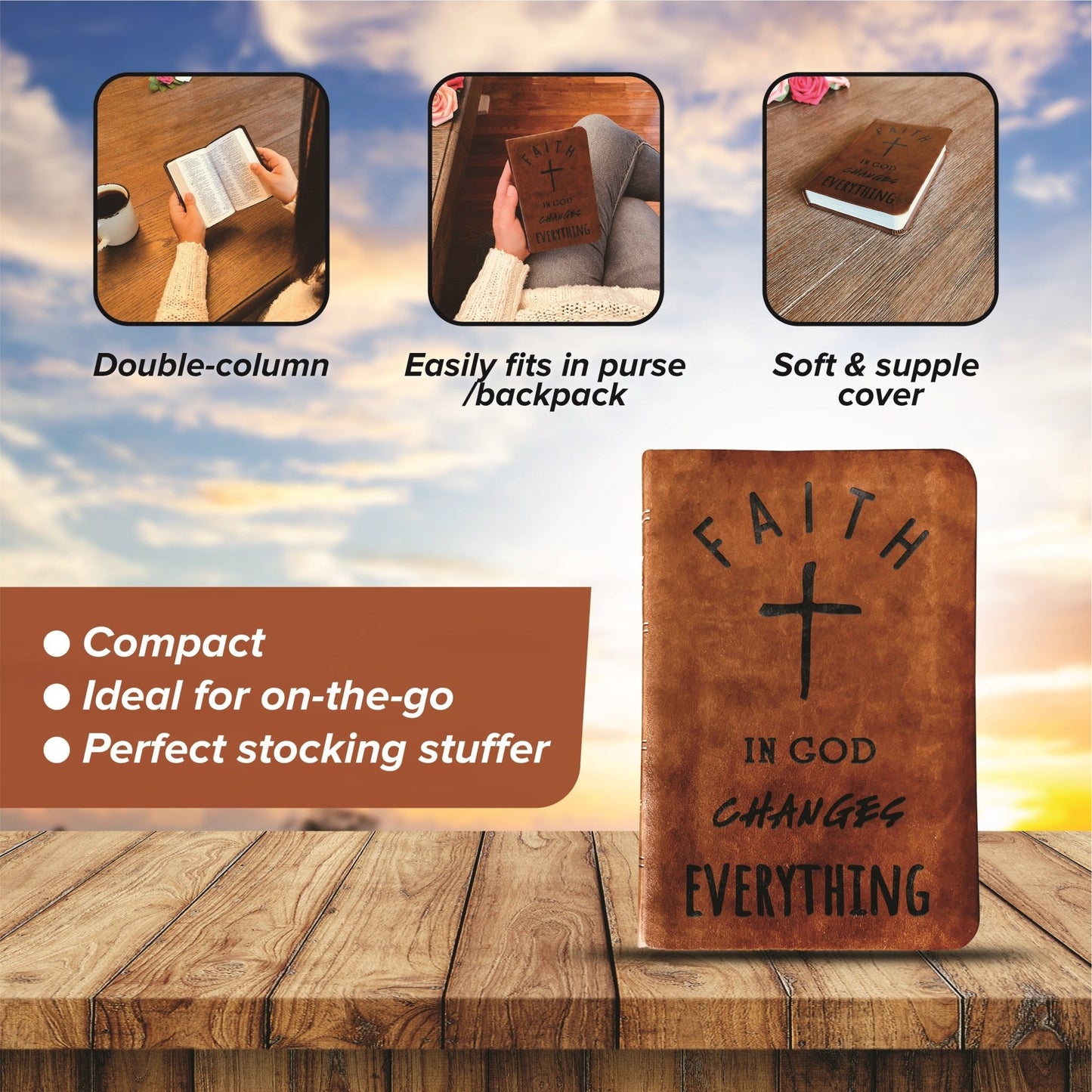 Personalized ESV Bible: Create Your Own Custom Engraved Design with a Designer, ESV Value Compact Bible English Standard Holy Bible - Religious Books - Aylev