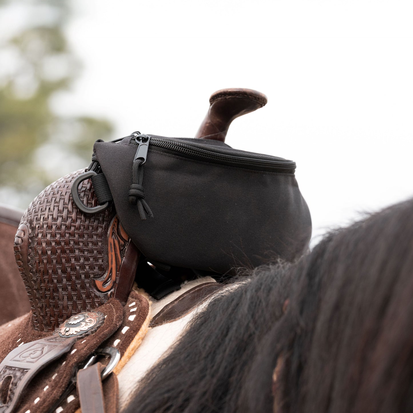 Horse Saddle Bag, Black Pommel Bag Horse Saddle, Horse Tack, Horse Gifts, Horse Stuff, Equestrian Gifts, Saddle Accessories
