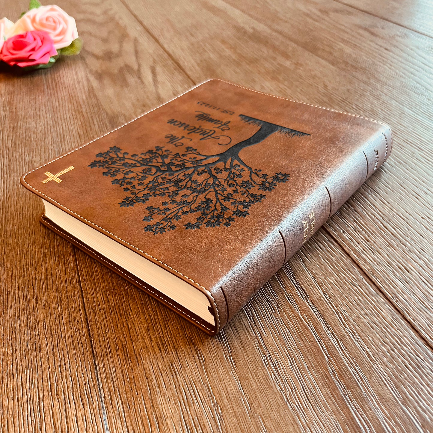 Personalized Family Bible | Custom NIV Family Tree Journaling Bible | Engraved Bible Wedding Bible Christian Gifts Family Bible for Wedding - Aylev