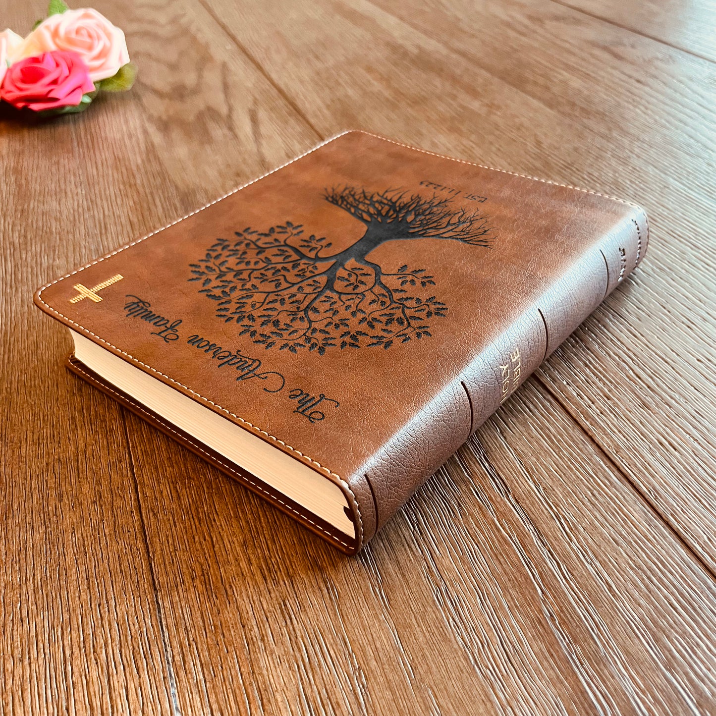 Personalized Family Bible, Custom NIV Family Tree Journaling Bible, Engraved Bible, Wedding Bible, Anniversary Gifts Family Bible for Wedding - Aylev