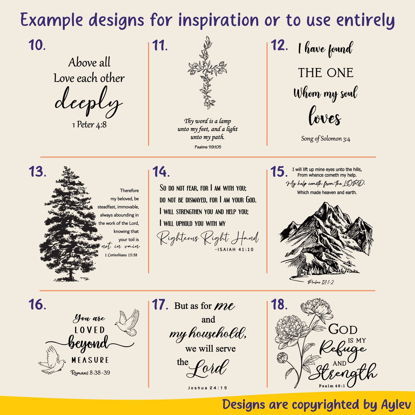 Personalized KJV Bible: Create Your Own Custom Engraved Design with a Designer, Large Print Reference Indexed King James Holy Bible - Aylev