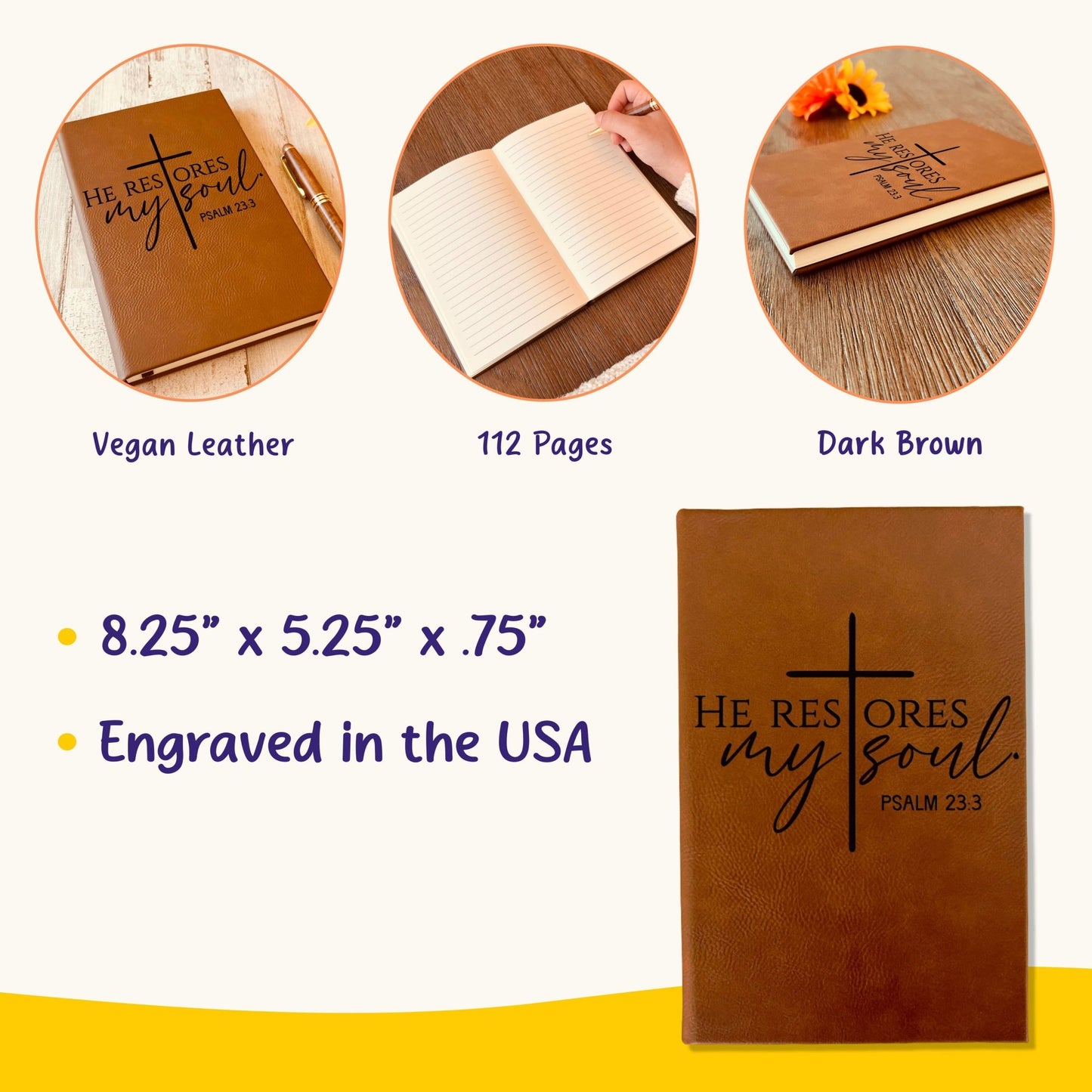 Personalized Christian Prayer Journal for Men & Women: Custom Design Cover, Daily Devotional, Scripture Writing, Gratitude and Faith Gift - Religious Books - Aylev