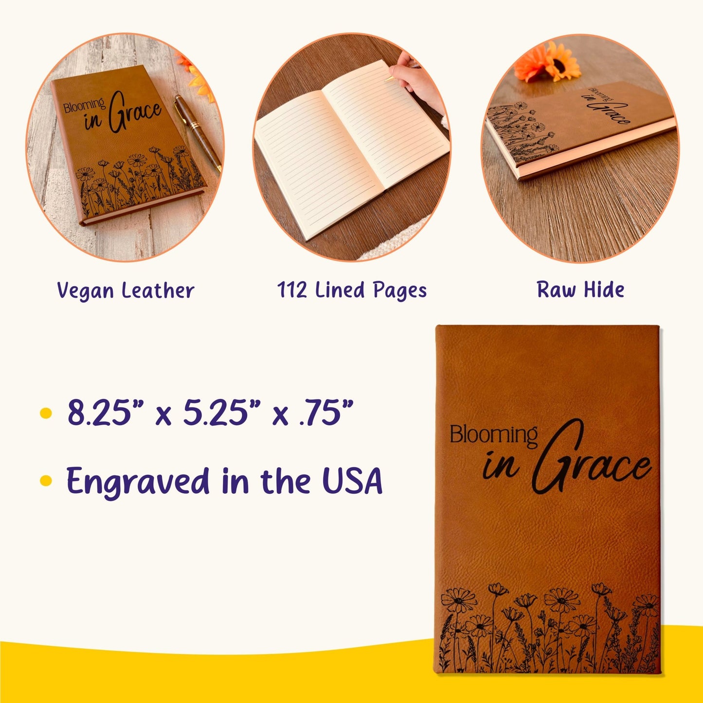 Personalized Christian Prayer Journal for Men & Women: Custom Design Cover, Daily Devotional, Scripture Writing, Gratitude and Faith Gift - Religious Books - Aylev