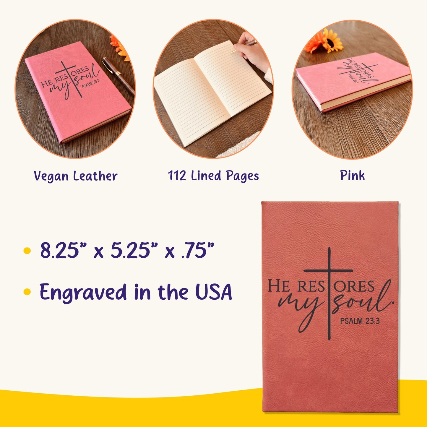 Personalized Christian Prayer Journal for Men & Women: Custom Design Cover, Daily Devotional, Scripture Writing, Gratitude and Faith Gift - Religious Books - Aylev