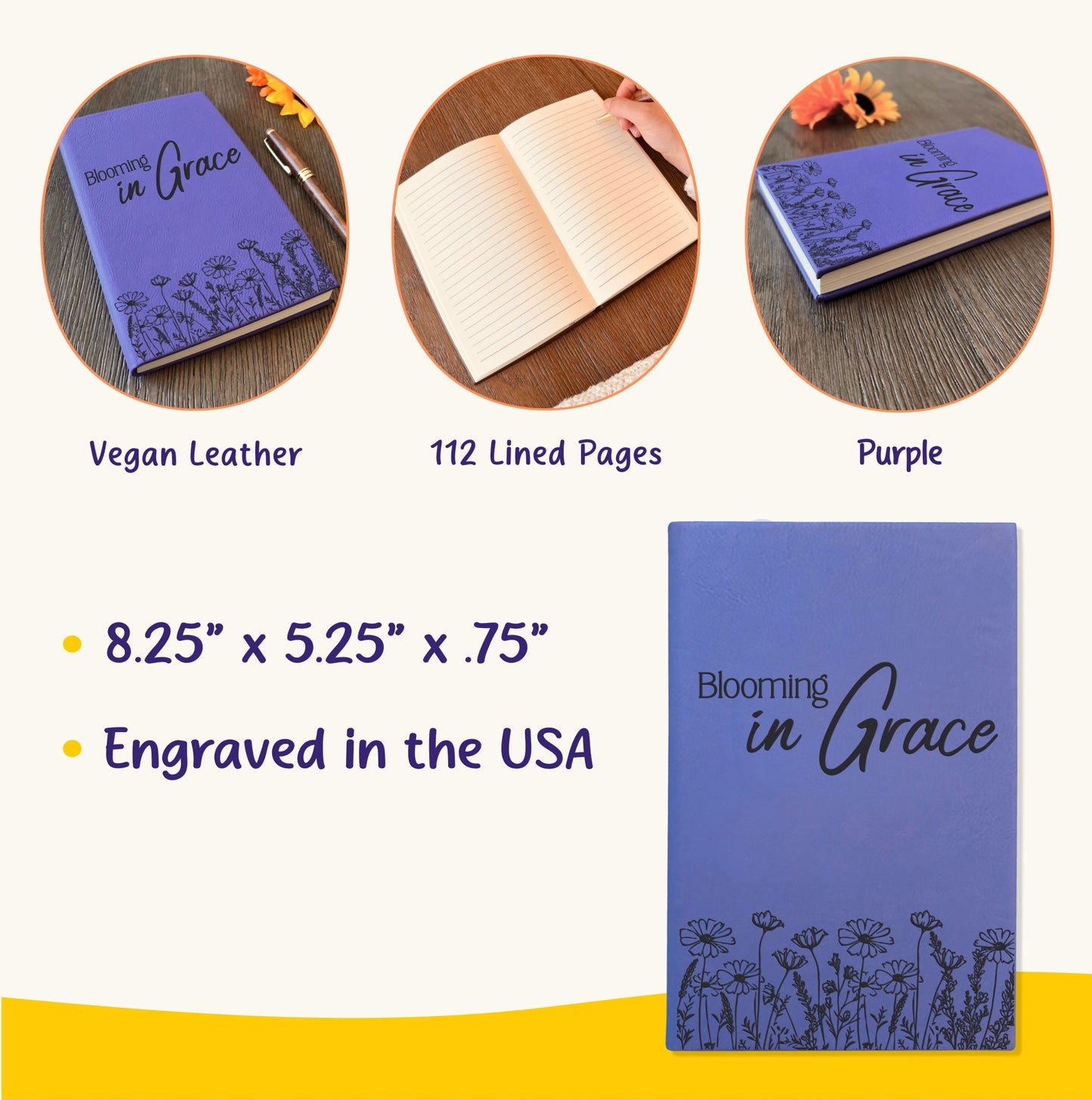 Personalized Christian Prayer Journal for Men & Women: Custom Design Cover, Daily Devotional, Scripture Writing, Gratitude and Faith Gift - Religious Books - Aylev