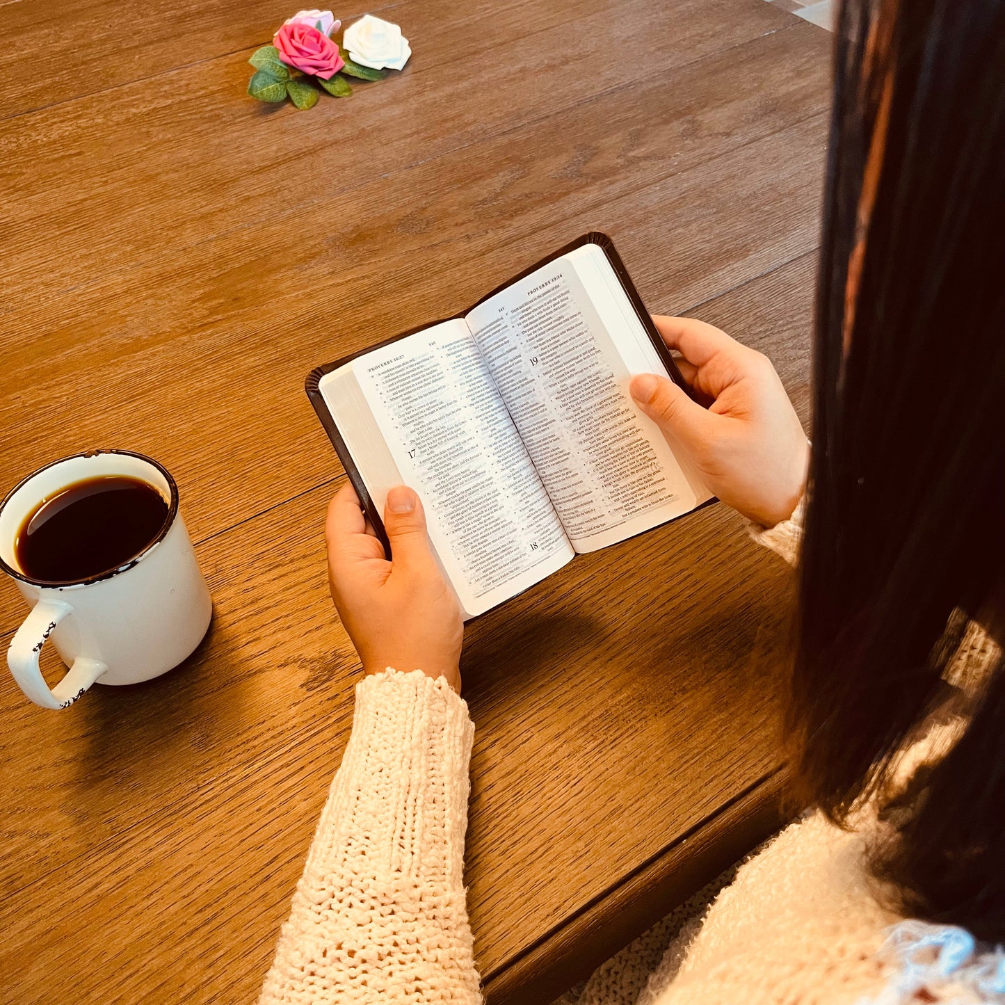 Custom ESV Bible | Compact Bible | Custom Bible Engraved English Standard Version | Christian Gifts Baptism Gifts Pocket Bible - Aylev